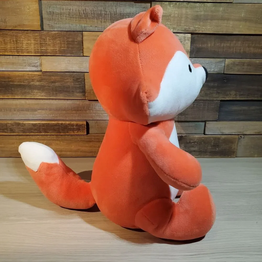 Miniso Life Soft Plush Fox Plush Orange White 12